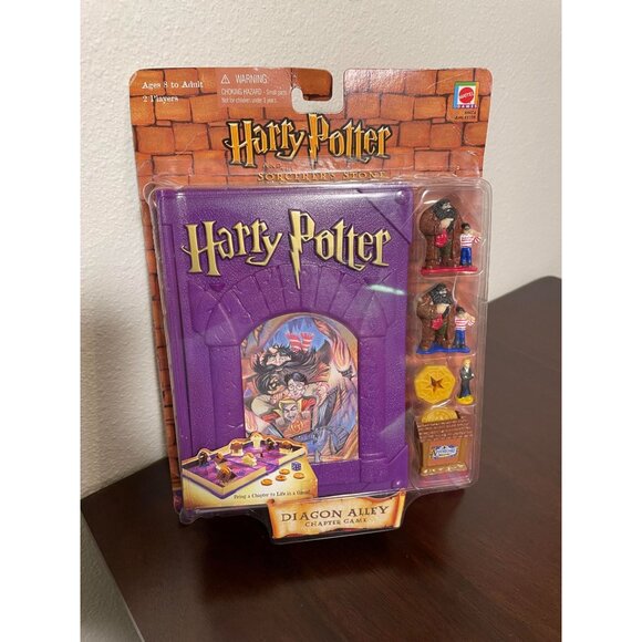 Vintage Harry Potter and The Sorcerers Stone Diagon Alley Chapter Game - Mattel - Picture 2 of 8